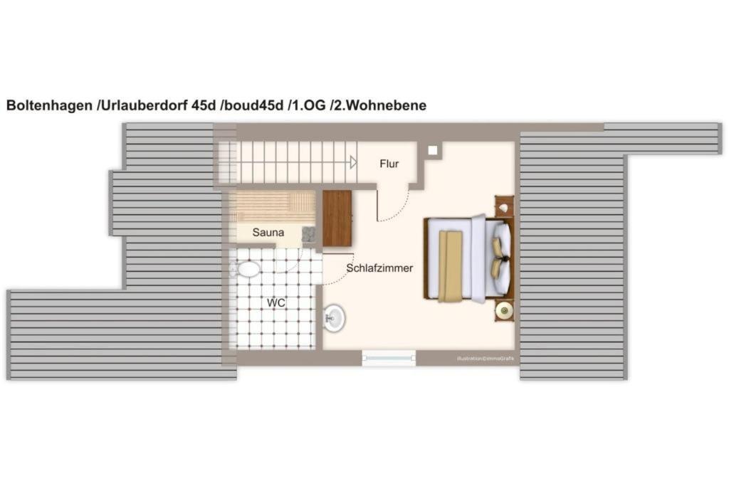 Urlauberdorf Urlauberdorf 45D Villa Boltenhagen  Exteriör bild